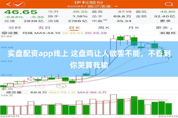 实盘配资app线上 这盘鸡让人欲罢不能，不香到你哭算我输