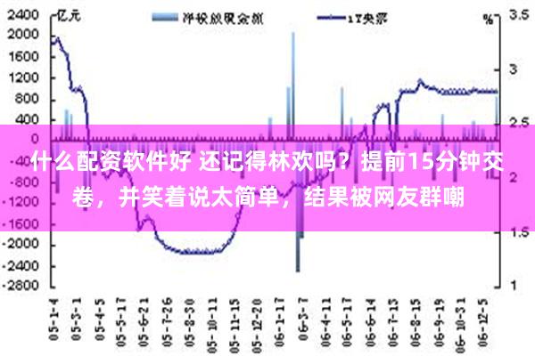 什么配资软件好 还记得林欢吗？提前15分钟交卷，并笑着说太简单，结果被网友群嘲