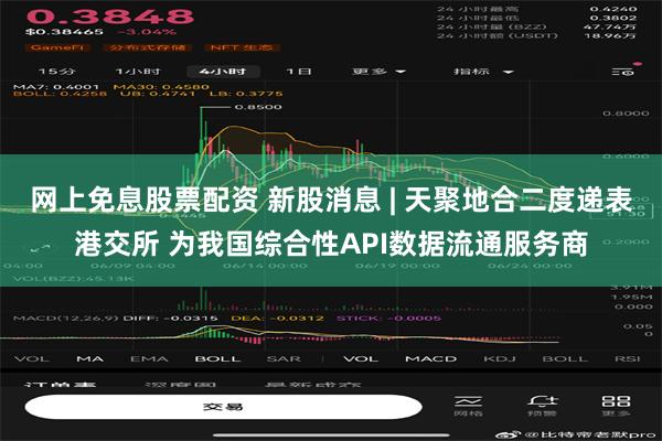 网上免息股票配资 新股消息 | 天聚地合二度递表港交所 为我国综合性API数据流通服务商