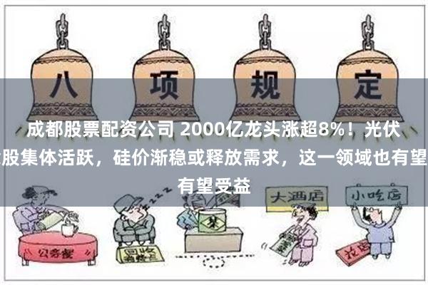 成都股票配资公司 2000亿龙头涨超8%！光伏概念股集体活跃，硅价渐稳或释放需求，这一领域也有望受益